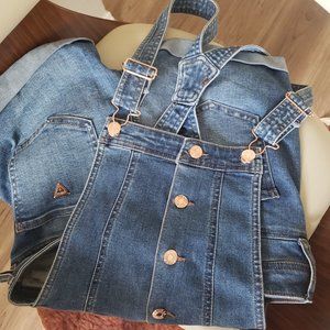 GUESS Jeans Denim Short Overalls Size 28